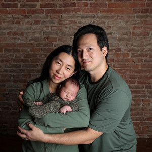 newborn family portrait