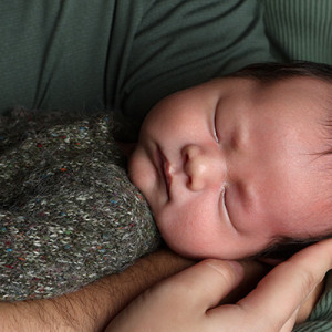 photo sleeping newborn