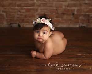 baby milestone sitter photoshoot