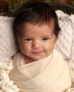 newborn photographs in Carmel Indiana of baby Sofia