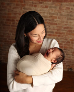 newborn photographs in Carmel Indiana of baby Sofia