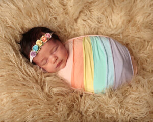 newborn photographs in Carmel Indiana of baby Sofia
