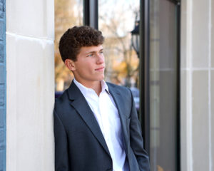 senior portraits outdoor carmel, Indiana of boy